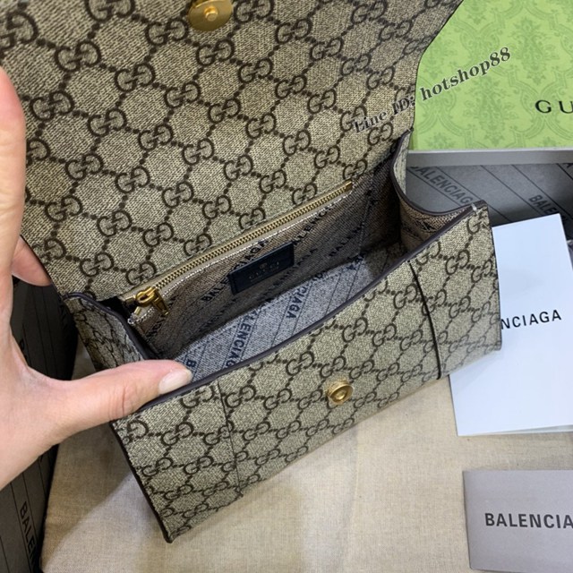 Balenciaga專櫃爆款女士小號手提包 巴黎世家gucc聯名雙G沙漏包 fyj1794